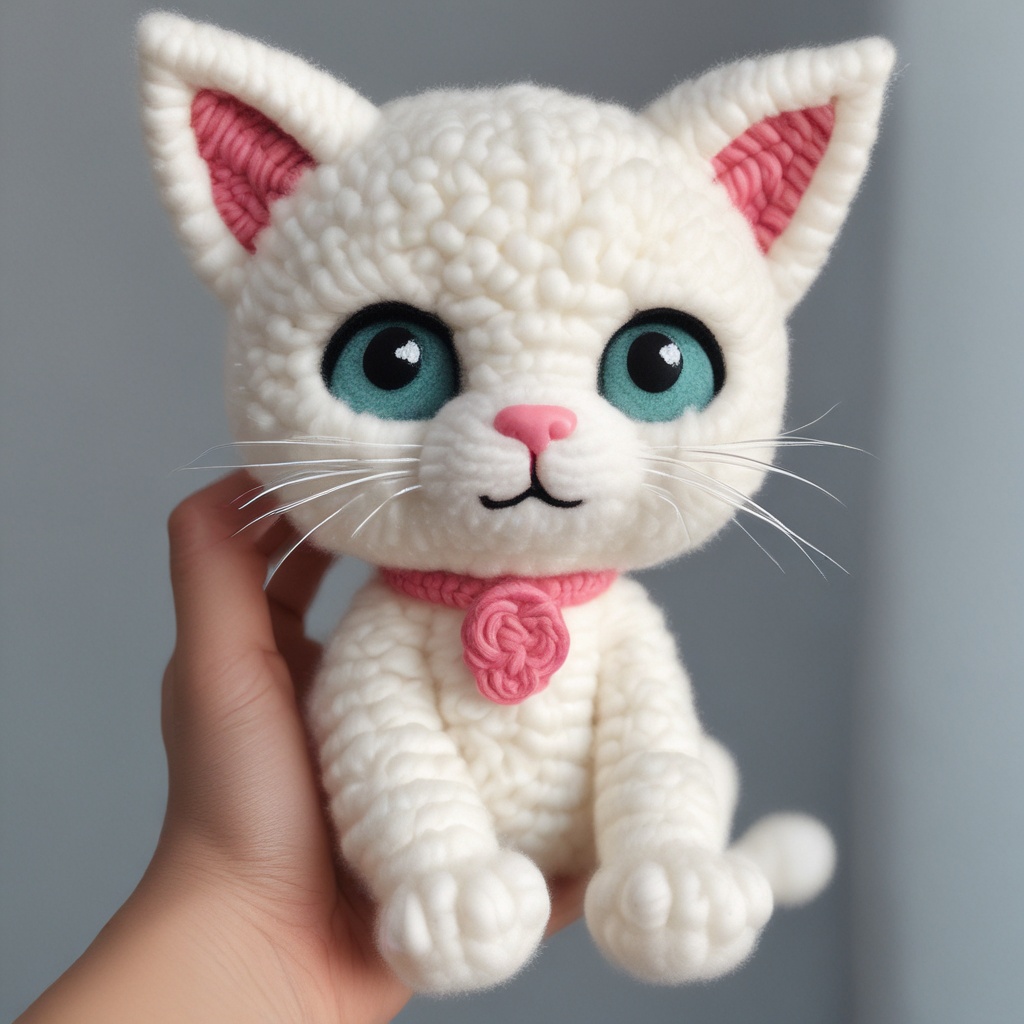 Cute Lovely Cat amigurumi toy
